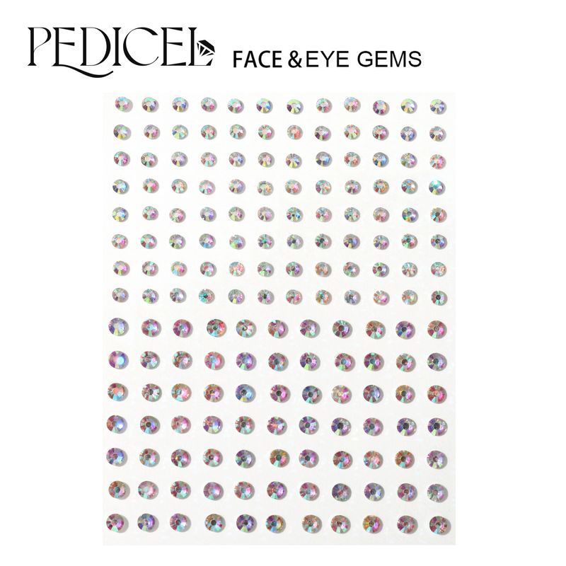 Halloween Edm Electronic Music Festival Face Stickers Eyebrow Stickers Diamond Resin Diamond Carnival Diamond Stickers Masquerade Face Decoration_voghion.com