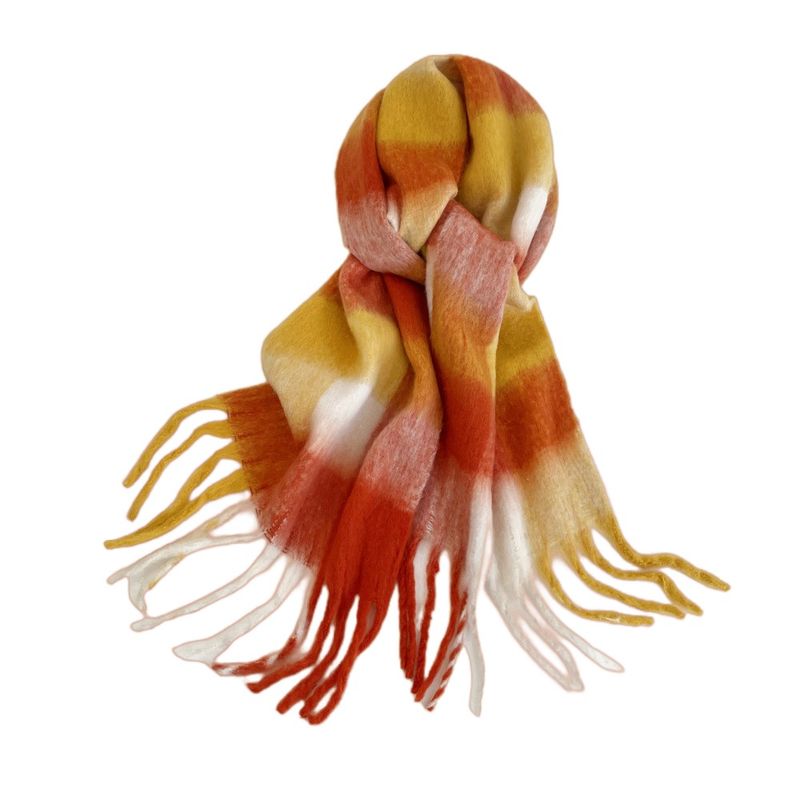 Leisure plaid Trendy ins Europe and the United States wind fall and winter new women Hundred senior sense shawl dual-use scarf_voghion.com