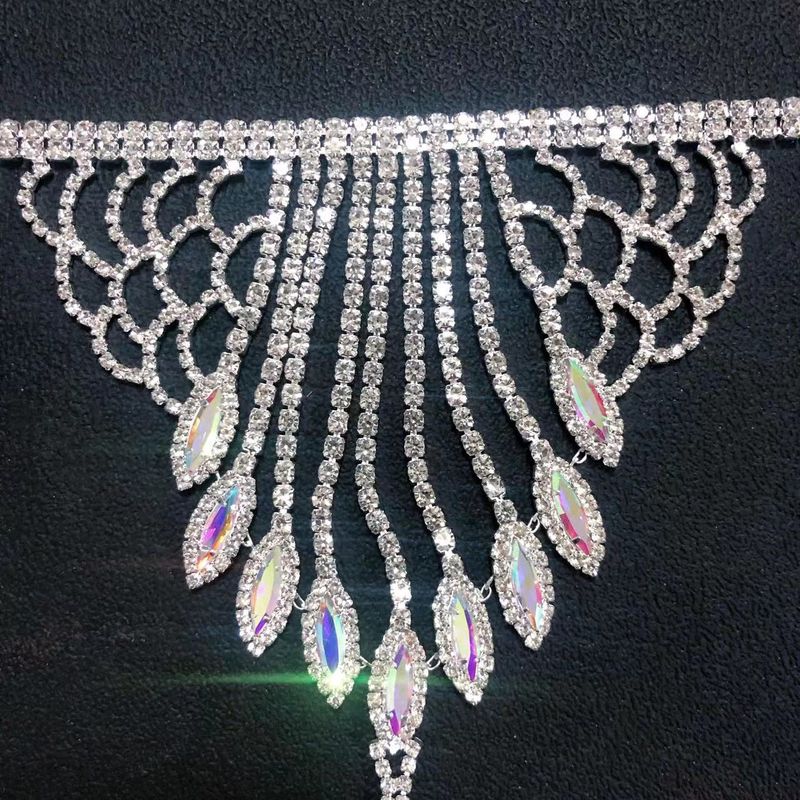 Braccialetti con strass, braccialetti alla moda con nappe colorate e diamanti in occhio di cavallo, accessori versatili da donna_voghion.com