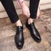 Euro Step Brogue Carved Pointed Lace-Up Leather For Men Spring New Business Formal British Style Office Shoes_voghion.com