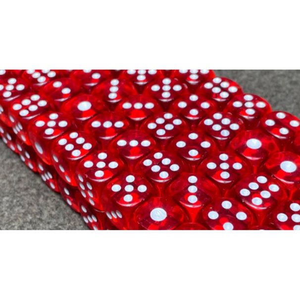 Crystal 100 Pieces No. 12 Mahjong Machine Bar KTV Colorful Transparent Number Dice_voghion.com