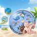 Baby Crawling Training Mat Thickened PVC Inflatable Water Play Pad For Toddlers Pets Non Slip Textured Surface With Floating Toys_voghion.com