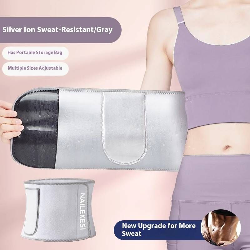 Adjustable Waist Trainer Belt For Women - Sweat Boosting Workout Belt With Back Support & Phone Pocket For Running, Gym, Fitness_voghion.com