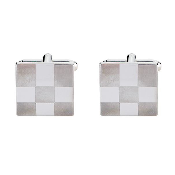 Beliebte zubehör, heißer verkauf, gestreiften plaid laser manschettenknöpfe, modische männer_voghion.com