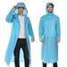 Shuquan Adult Waterproof Windbreaker For Men Women Outdoor Hiking Fishing Tourism Transparent Raincoat Long And Thick_voghion.com