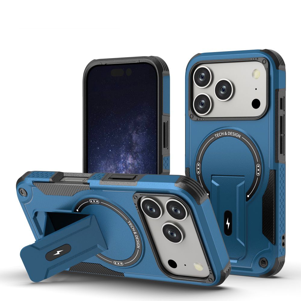Shockproof Military Grade Armor Kickstand Case For Iphone 17Air 16E 15 14 Plus 13 12 11 Pro Max Charging_voghion.com
