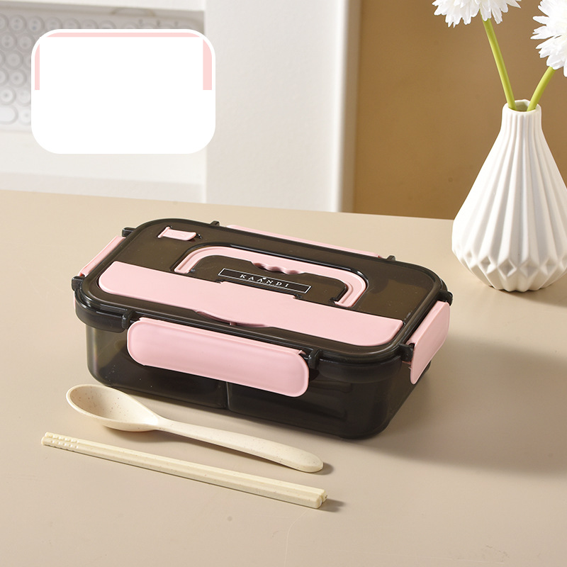 Unisex lunch box can be heated in the microwave lunch box students go to work plastic compartment no smell fresh lunch box_voghion.com