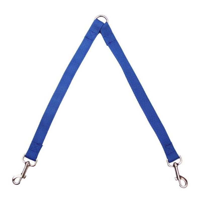 Laisse de remorquage à deux têtes pour animaux de compagnie, une pour le remorquage, deux pour le crochet et la boucle_voghion.com