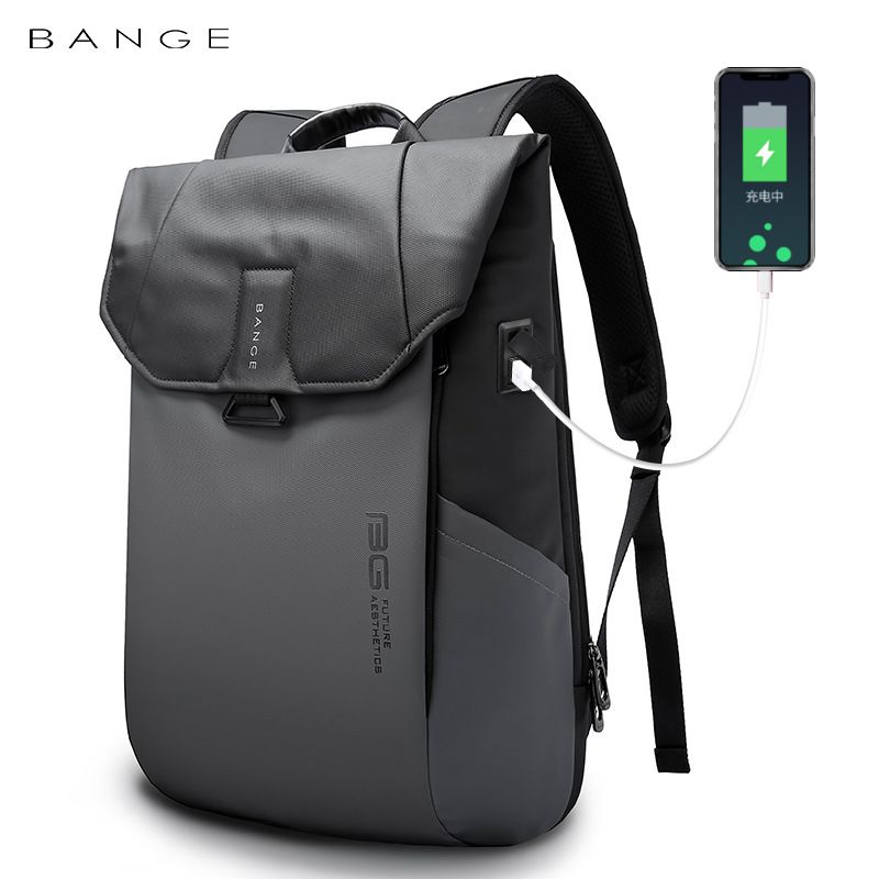 Bange Herren-Rucksack, lässiger Business-Rucksack, große Kapazität, Computer-Rucksack für Herren_voghion.com