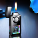 Trendy Voice-Controlled Black Technology Induction Ignition Windproof Dual Flame High-Value Lighter_voghion.com