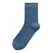 Wangjia Xinjiang Automne Pure Chaussettes Mi-mollet Anti-Odeur Hiver Épaisses Homme Affaires 100% Coton Vente en Gros_voghion.com