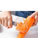 Gadget da cucina alla moda in acciaio inossidabile, pelapatate creativo con manico lungo a testa singola per frutta e verdura, con contenitore_voghion.com