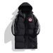 Men's China Map Print Parka - Heavyweight Hooded Winter Coat, Long Puffer Jacket With 3D Embroidery_voghion.com