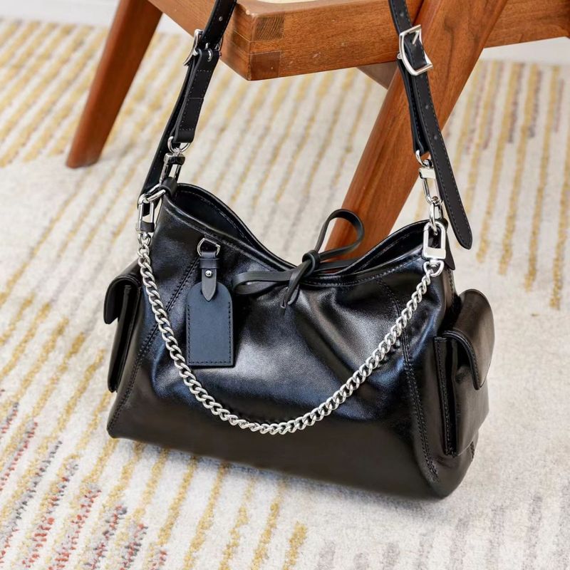 Borsa tote di alta qualità in stile americano, grande capacità, per donna, autunno inverno 2024, nuova moda, versatile, tracolla da pendolare_voghion.com