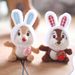 Plush Squirrel Adorable Toy Keychain Cute Bag Charm Soft Short Plush Doll_voghion.com