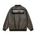 Patch Embroidered Letters Vintage Washed Denim Baseball Trendy Punk Men's Stand Collar Jacket Autumn Winter_voghion.com