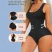 Shapewear For Women High Waist Tummy Control Bodysuit Seamless Butt Lift Full Body Shaper With Adjustable Straps Black Nude Blush_voghion.com