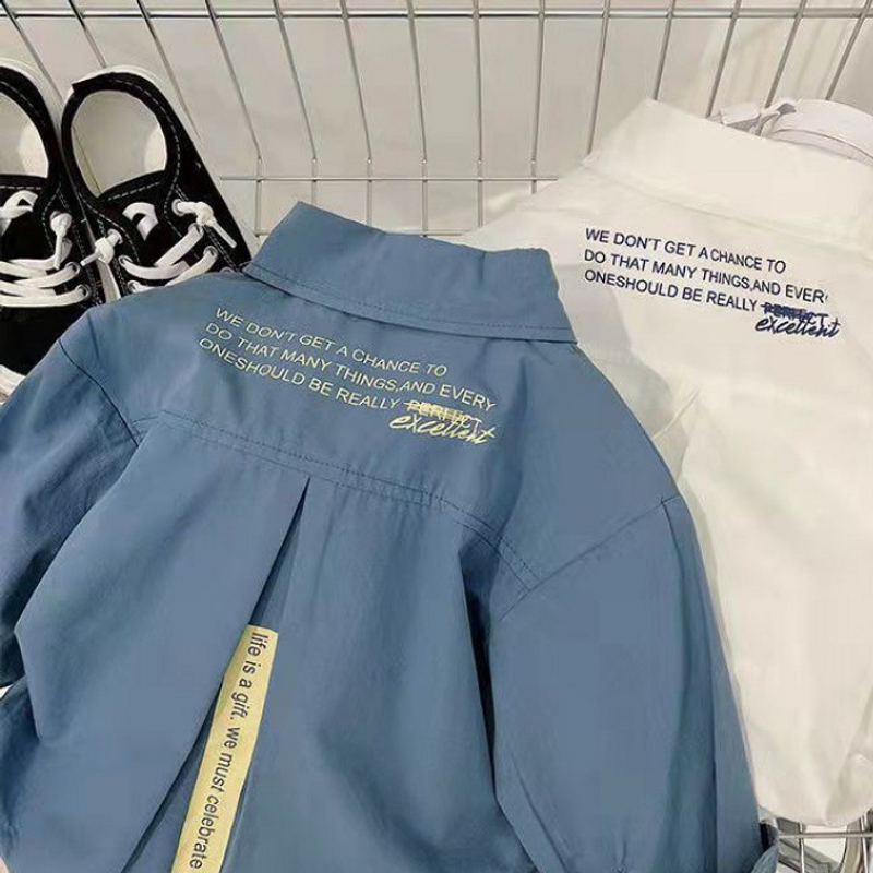 Kids’ Clothing Boys Shirt New Style Spring And Autumn Children's Spring Long Sleeved Fashionable Small And Medium Sized_voghion.com