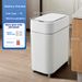 Smart Sensor Trash Can – 9L Auto-Open Waste Bin With Bag Lock, Battery/Rechargeable Options (Space Gray & Gold, Wall-Mountable For Bathroom/Kitchen)_voghion.com