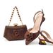 Women Shoe Bag Set Evening Party Matching Flower Decoration High Sandals With Hard Box Handbag Set Daily Gathering Shoes And Bags Thin Heel_voghion.com
