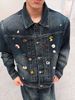 Eon Modish 25 Autumn New High-Quality Niche Design Washed Denim Jacket Set_voghion.com