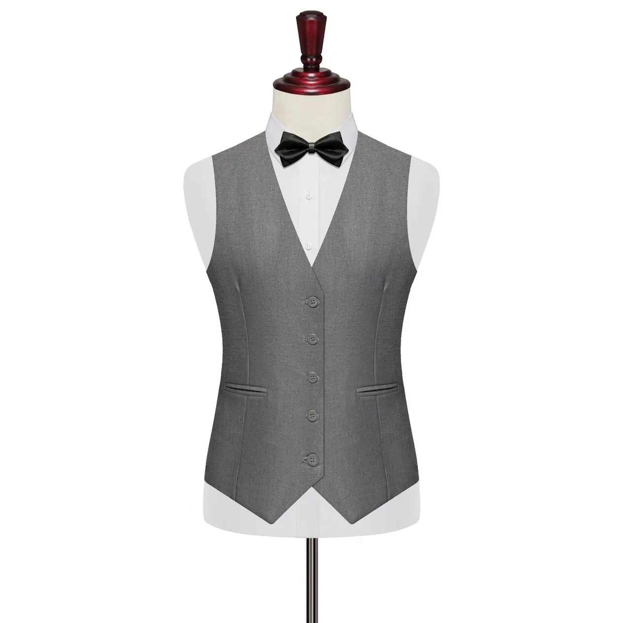 Men's Clothing Men's Suit Vest Work Clothes Suit Groomsmen Suit Professional Wear Large Size Formal Wedding Casual Vest_voghion.com