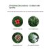 Premium Flame-Retardant PVC Christmas Tree With Snow-Covered Pinecones & Red Berries - Realistic Branch Tips (150cm/180cm/210cm)"_voghion.com