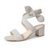 2025 Summer New Large Women's High Heel Sandals Cross Tie Side Bow Design Style_voghion.com