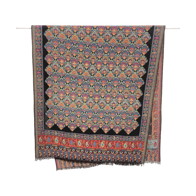 Muslim Headscarf Muslim Scarf Bohemian National Style Shawl Female Middle Eastern Outside With Cashew Flower Cape Cape Scarf Scarf_voghion.com