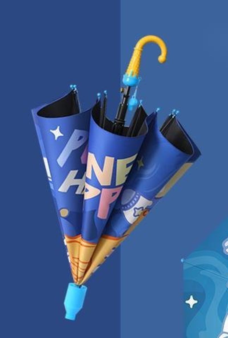 Kids UV50+ Umbrella - Windproof Folding | School Use | Sun & Rain Protection_voghion.com