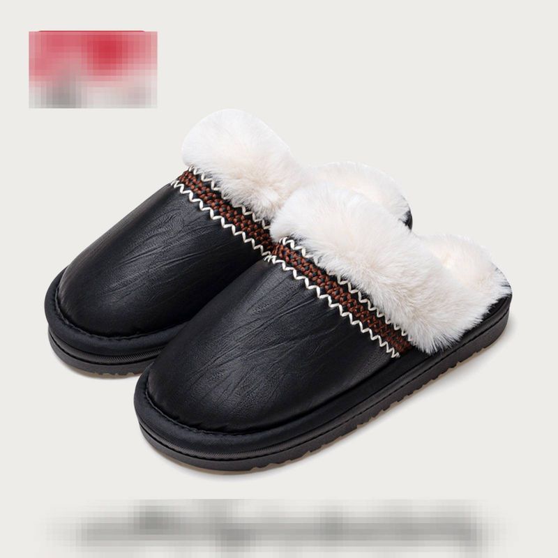 Women’s Shoes Winter Slippers – 3.5cm Thick Sole Faux Fur House Shoes (3 Colors)​_voghion.com