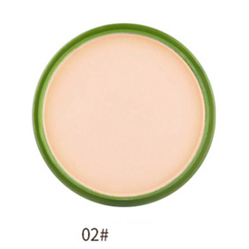 Impermeabile al 99% 1PC Aloe Vera Cipria idratante Levigante Polvere pressata Traspirante Correttore per trucco_voghion.com