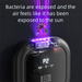 Purificatore d'aria UV e generatore di ozono, sterilizzatore per scarpiera da bagno, area per animali domestici, elimina muffe, batteri e formaldeide_voghion.com
