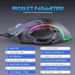 12800DPI Fre Makro RGB Gaming Maus 12 Programmierbare Tasten Spiel Maus RGB Licht Max Bis 6 Ebenen Für PC mac Gun PUBG Laptop_voghion.com