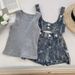 Kid's Clothing New Style Fashionable Little Girl Bib Shorts Bottoming Shirt Three Piece Suit Trendy_voghion.com