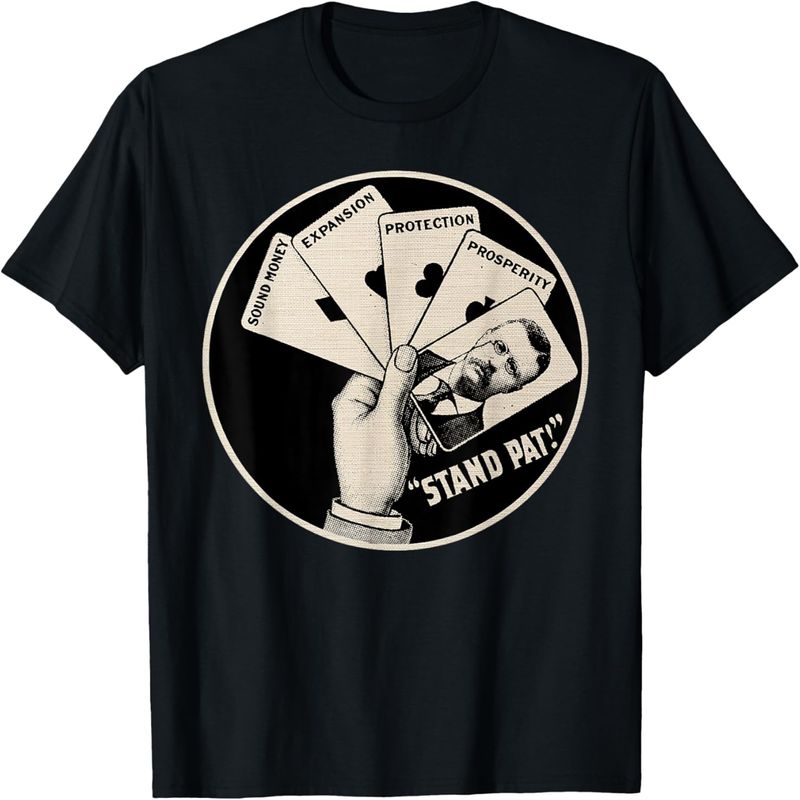 Theodore Roosevelt Playing Cards - Prosperity and Protection T-Shirt._voghion.com
