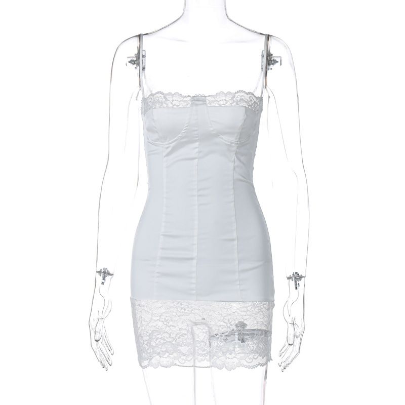 Vestito lungo in pelle con cerniera, abbottonatura frontale, comodo e traspirante, con stampa a V, mini, autunno e primavera._voghion.com