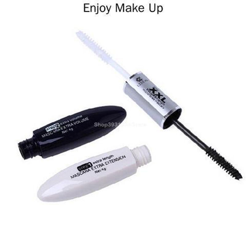 2024 20232 IN 1 4D Silk Fiber Lash Mascara Nero Impermeabile_voghion.com