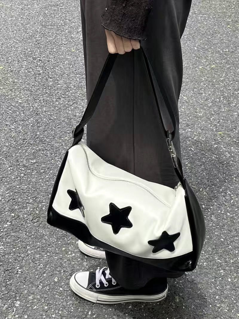 Underarm Y2k Sweet Cool Star Tote Bag, New 2024, Small Cross Large Capacity Bag_voghion.com
