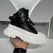 High top shoes with thick soles and , new casual shoes with laces and round toe short boots for men, trendy men's shoes, high top white boots_voghion.com