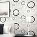 New Black And White Circle Bedroom Living Room Removable Decorative Waterproof Self-adhesive Wallpaper_voghion.com