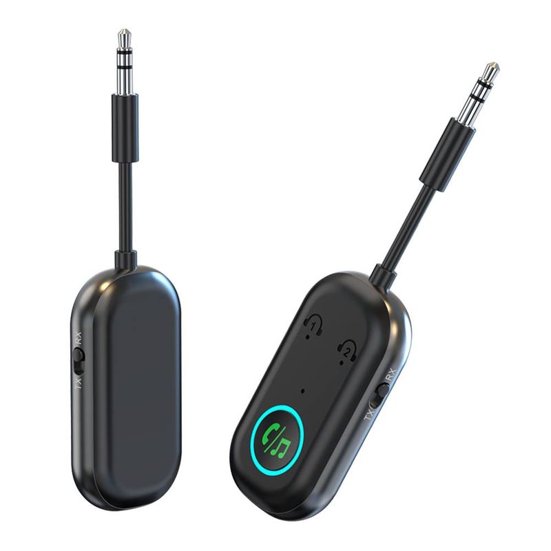 Adattatore ricevitore musicale Bluetooth wireless - Kit per auto con microfono, batteria a lunga durata, ricarica rapida, modalità RX, qualità audio senza perdite_voghion.com