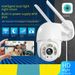 Biztonsági kamerák 1080P Xiongmai intelligens kültéri vízálló vezeték nélküli Wifi otthoni kamera gömb alakú megfigyelőkamera XM_voghion.com