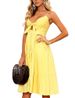 Sommer-Hosenträger-Rückenfrei für Damen bedrucktes Blumen-Bohemian-Sexy-Kleid_voghion.com