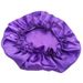 Foreign Trade Women's Satin Lace Sleep Cap Hair Care Solid Color Chemotherapy Home Hat Cross-Border Exclusive_voghion.com