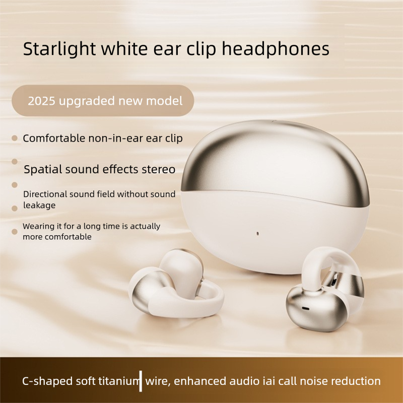 2025 New M09 Clip Style High Appearance Long Wearing Pain No In Ear Bluetooth Wireless Earphones_voghion.com