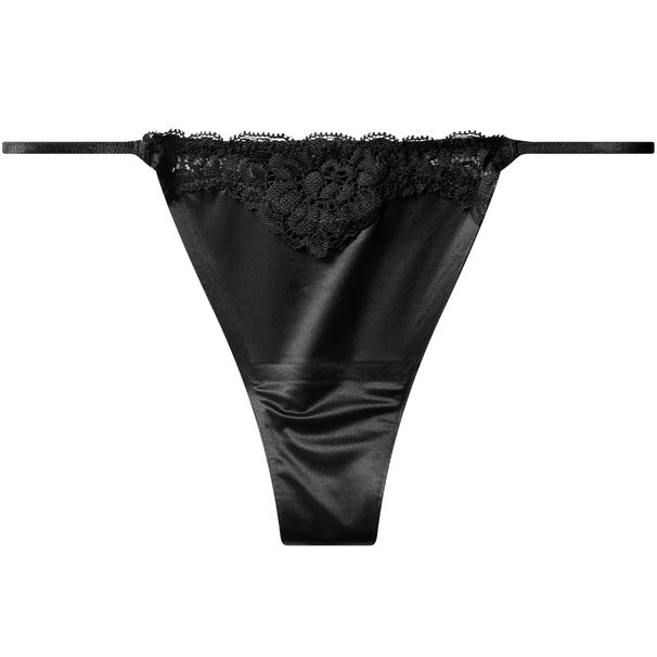 2025d Perizoma Hot Sexy Ultra-sottile Lucido Seta Ghiaccio Trasparente Pizzo Una Linea Tentazione Senza Cuciture T-back Donna_voghion.com