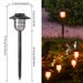 Solar Flame Torch Light Outdoor Garden Decor Waterproof LED Landscape Lighting For Patio Yard Pathway"_voghion.com