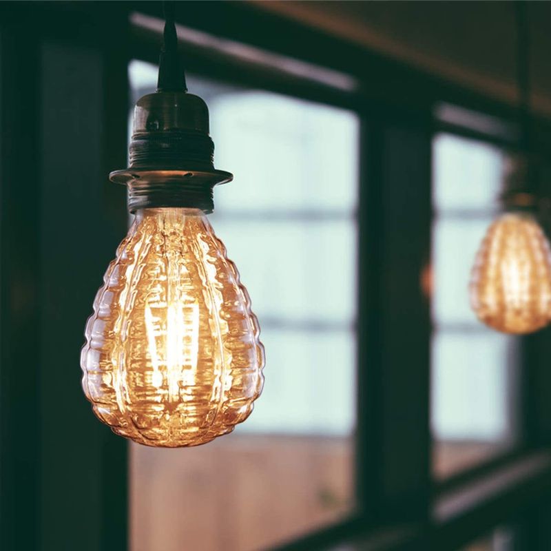 LED Glühbirne E27 Vintage Glühlampe - Retro WarmWeiß Leuchtmittel Edison Warmweiß Filament Birne Energiesparlampe 4W Für Haus Esszimmer Küche Flur Bar_voghion.com