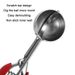 304 Stainless Steel Silicone Handle Ice Cream Scoop_voghion.com